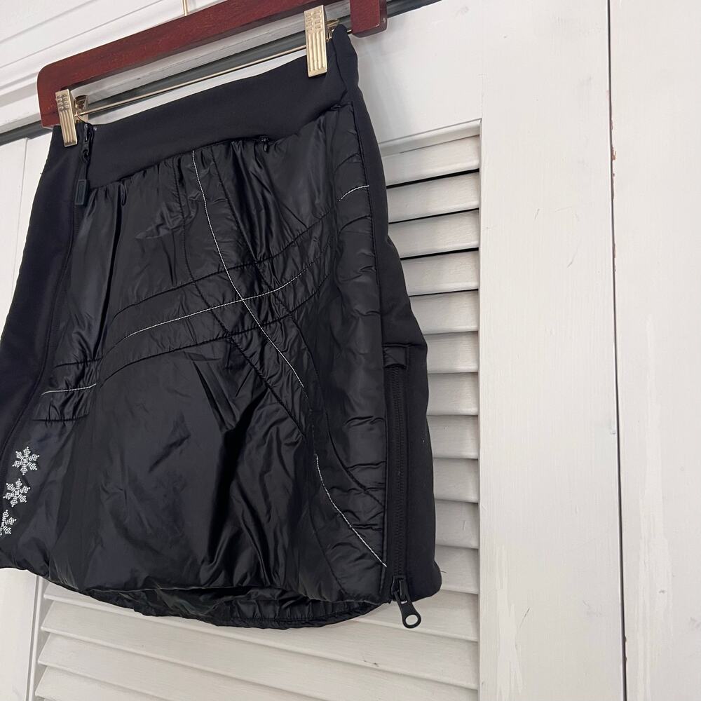 Swix Romsdal 2 Quilted Insulated Skirt Black Women’s Small Snow Winter Ski - Picture 3 of 7